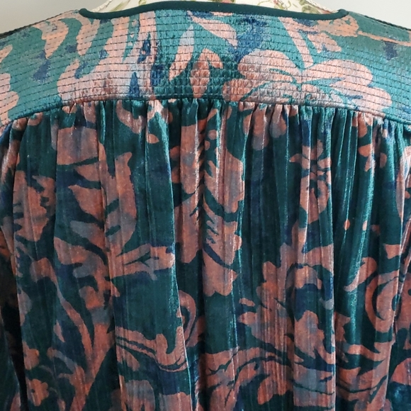 NWT Anthropologie Faustine Velvet Peasant Blouse - Picture 10 of 16